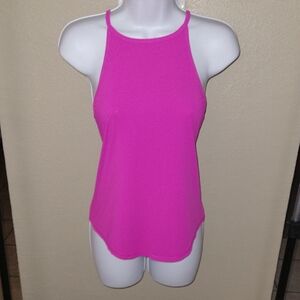 All in motion Bright Magenta High-Neck Tank Top